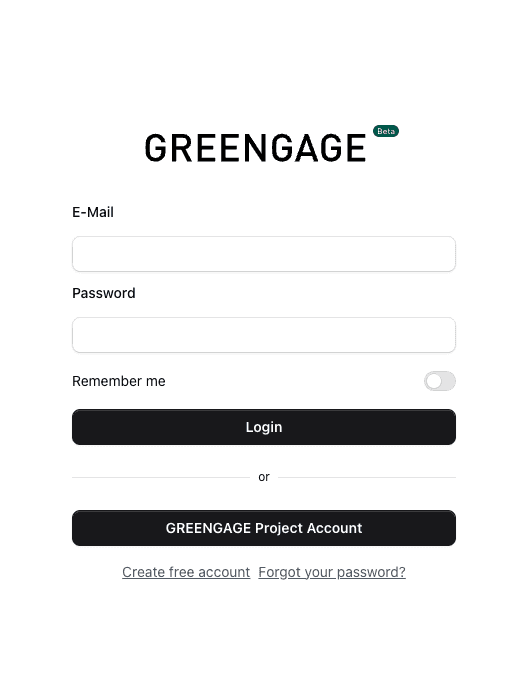 Login-Screen